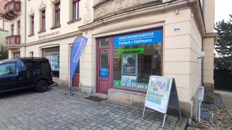 Unser Büro auf der Bautzner Landstraße 98